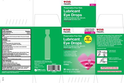 30 Ct Carton (Cvs Lubricant Eye Drops Ultra 30ct)